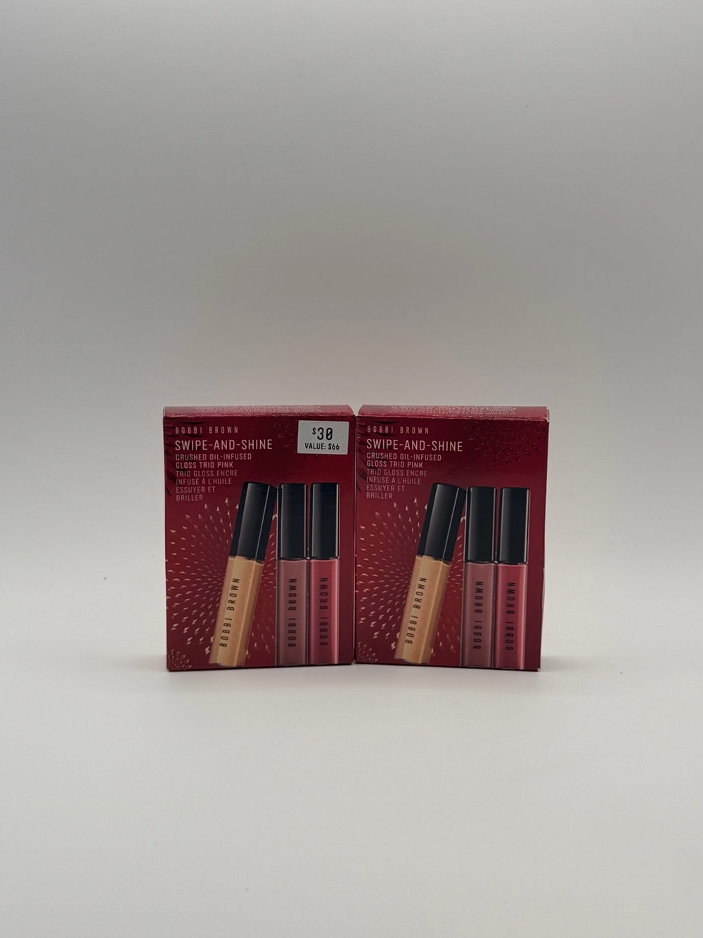 Bobbi Brown Swipe-and-Shine Gloss NEW Authentic 2 pack